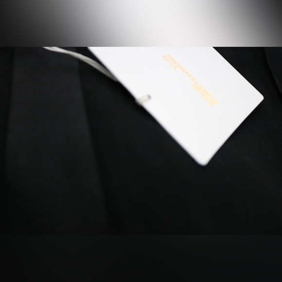 NWT- Black Diane Von Furstenberg Ireland wide-leg jumpsuit in black- size 4 - Picture 14 of 14